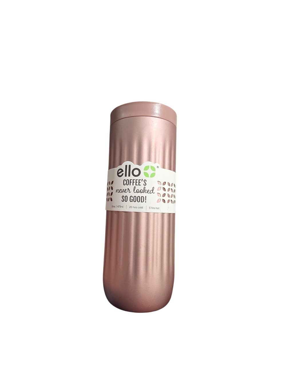 ello Rose Gold Insulated Travel Tumbler - Sleek Thermal Bottle